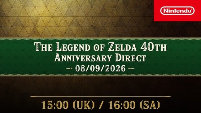 Nintendo Direct – Zelda 40th Anniversary Live Stream